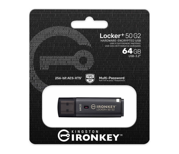 Kingston 64GB IronKey Locker+ 50G2 - 1512153 - zdjęcie 4